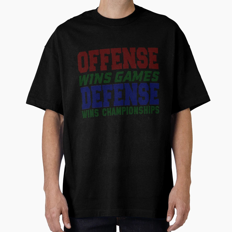Offense Vs Defense T-Shirt - Minimalist Print Unisex - T-Shirt, Sweatshirt, Hoodie