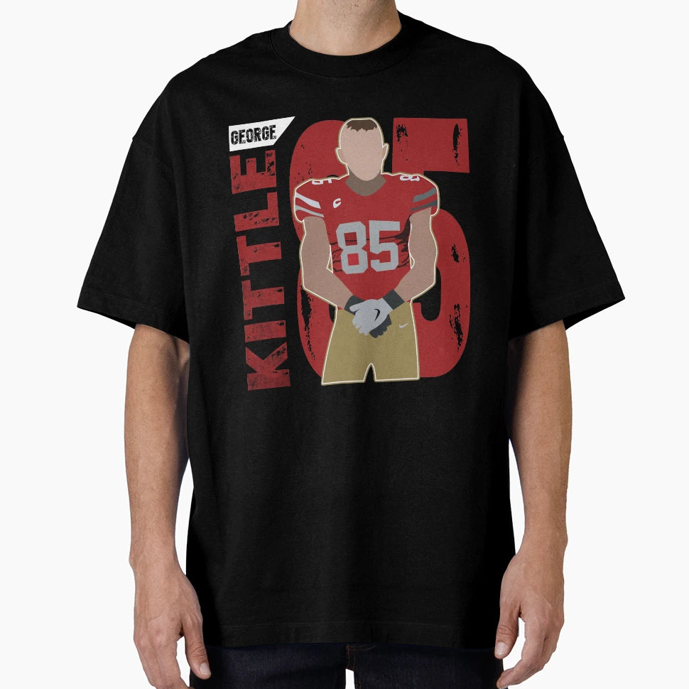 Nobrand Mens Kittle Black Red Name Number T-Shirt - Graphic Print Unisex - T-Shirt, Sweatshirt, Hoodie