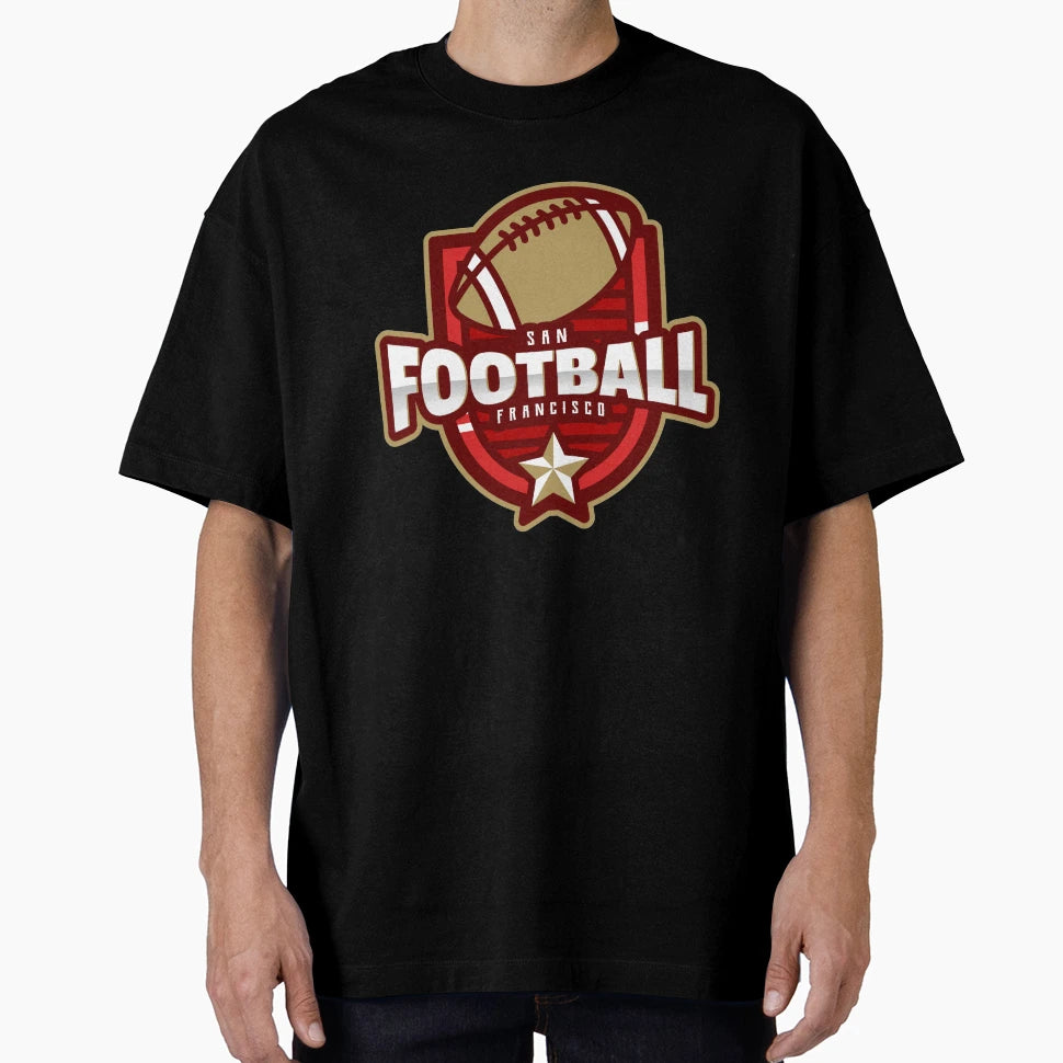 San Francisco Football T-Shirt - Novelty Apparel Unisex - T-Shirt, Sweatshirt, Hoodie