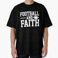 Football And Faith T-Shirt - Unique Graphic for Adults - T-Shirt, Sweatshirt, Hoodie