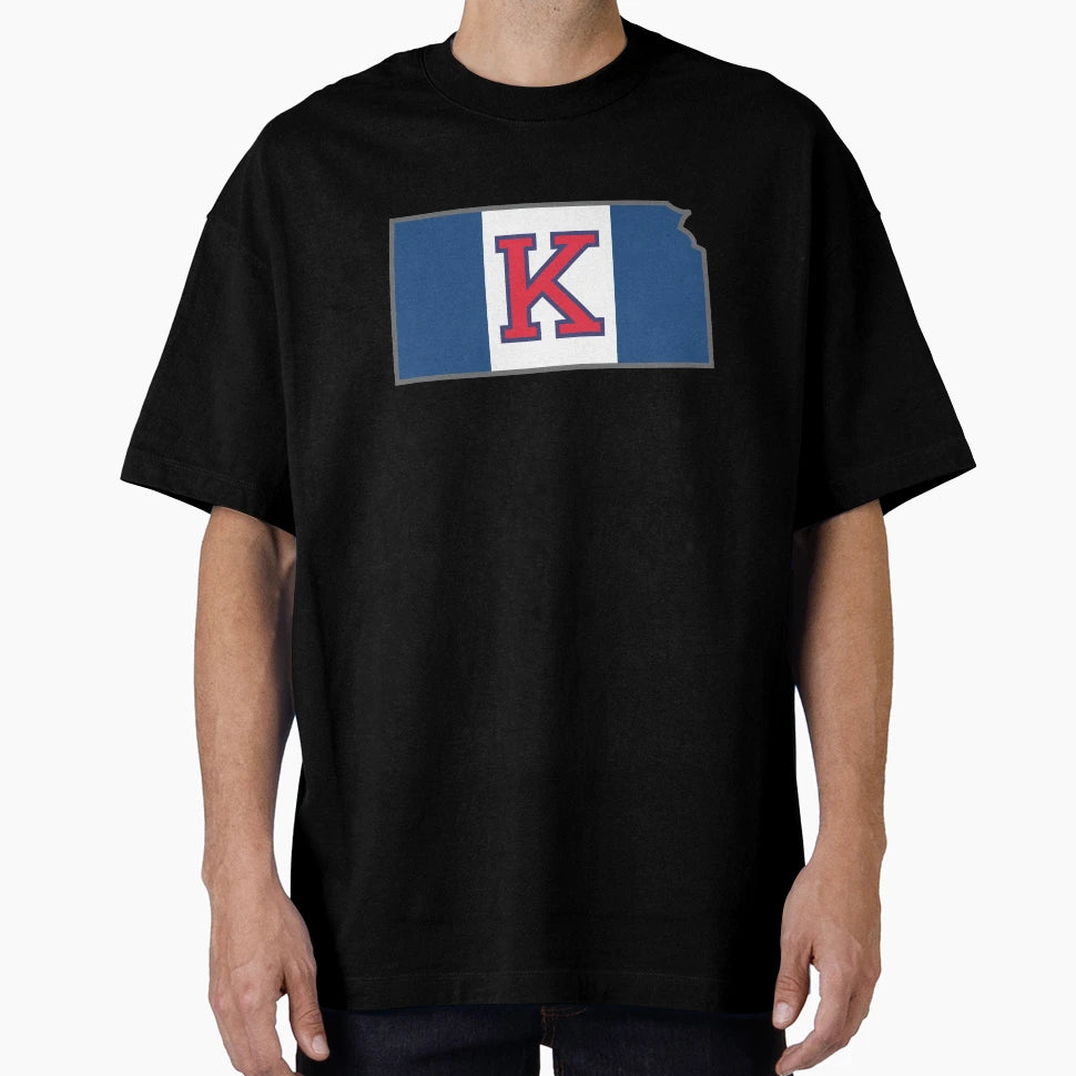University Kansas Flag T-Shirt - Minimalist Print Men Women - T-Shirt, Sweatshirt, Hoodie