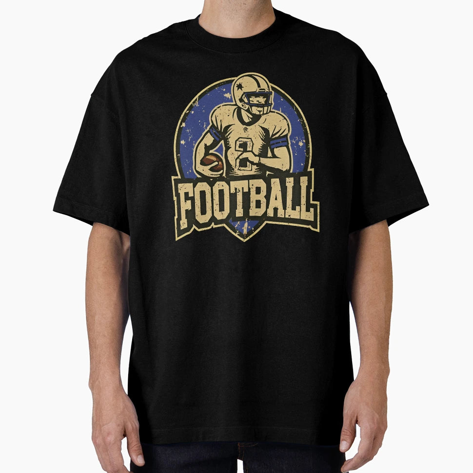 Football Sports Logo T-Shirt - Graphic Print for Adults - T-Shirt, Sweatshirt, Hoodie