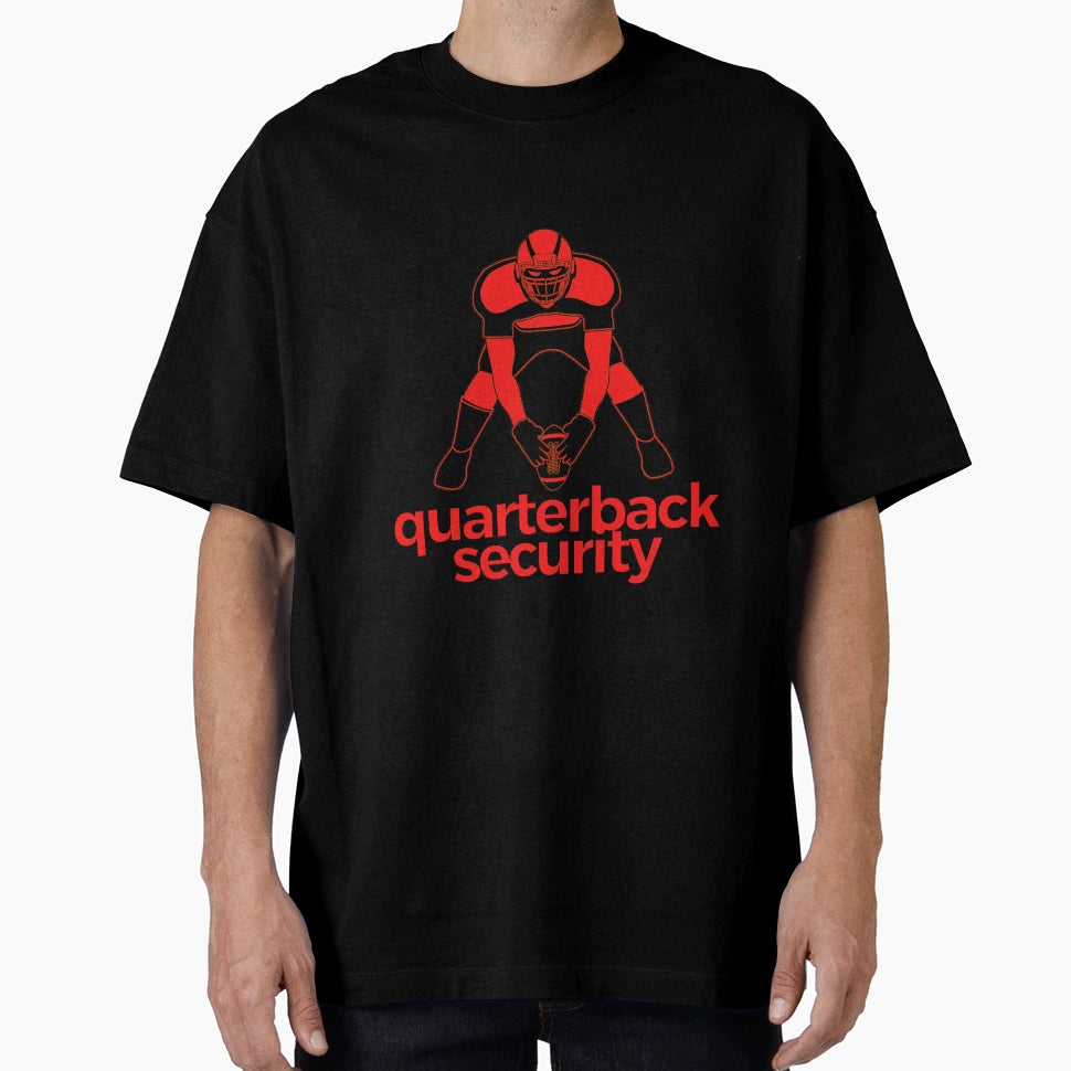 Quarterback Security Helmet Security T-Shirt - Custom Art Print Men Women - T-Shirt, Sweatshirt, Hoodie