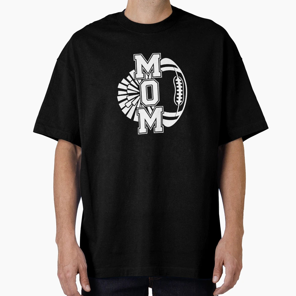 Cheer Mom Football T-Shirt - Custom Art Print Men Women - T-Shirt, Sweatshirt, Hoodie