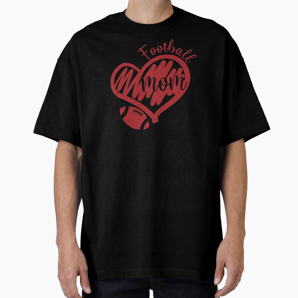 Football Mom T-Shirt - Minimalist Print Unisex - T-Shirt, Sweatshirt, Hoodie