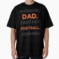 Husband Dad Fantasy Football Commish T-Shirt - Custom Art Print Unisex - T-Shirt, Sweatshirt, Hoodie