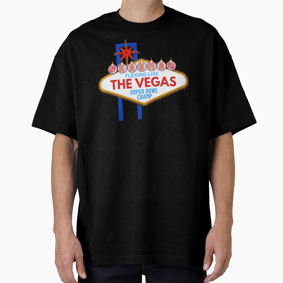 Karma Vegas T-Shirt - Aesthetic Graphic Men Women - T-Shirt, Sweatshirt, Hoodie