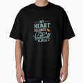 My Heart Belongs To Football Player T-Shirt - Novelty Apparel Men Women - T-Shirt, Sweatshirt, Hoodie