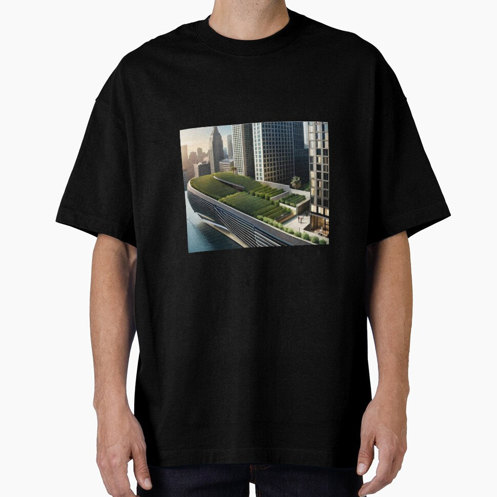 Urban Jungle Botanical Harmony in the City by - Adult & Kids T-Shirts, Sweatshirts & Hoodies apparel design preview 1