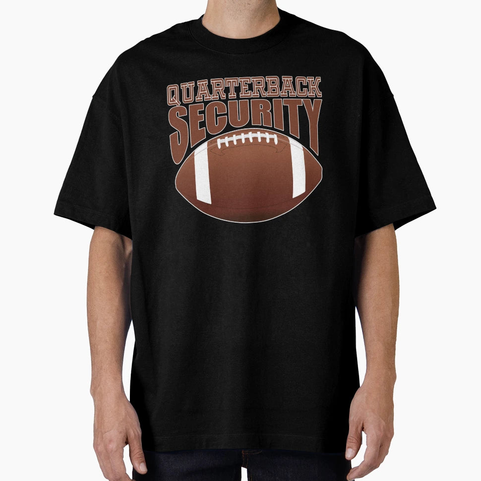 Quarterback Security Offensive T-Shirt - Aesthetic Graphic for Adults - T-Shirt, Sweatshirt, Hoodie