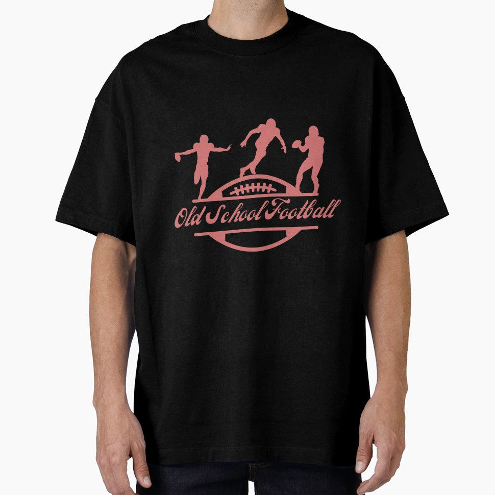 Old School Football T-Shirt - Minimalist Print for Adults - T-Shirt, Sweatshirt, Hoodie