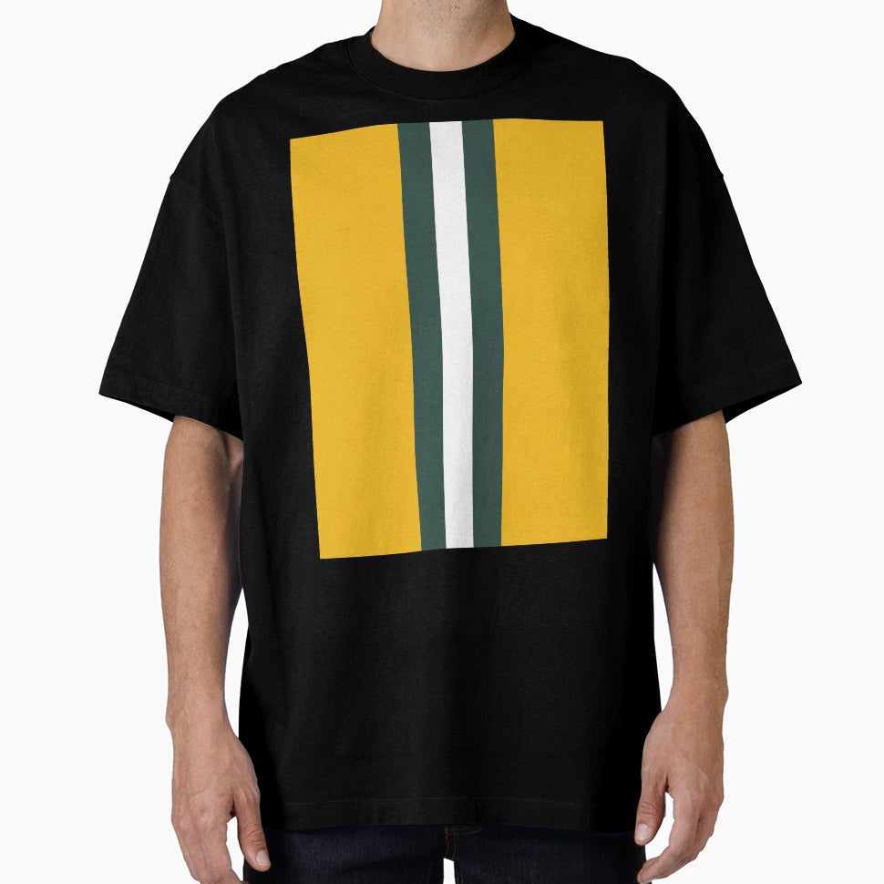American Football Stripes Green Bay T-Shirt - Graphic Print Men Women - T-Shirt, Sweatshirt, Hoodie