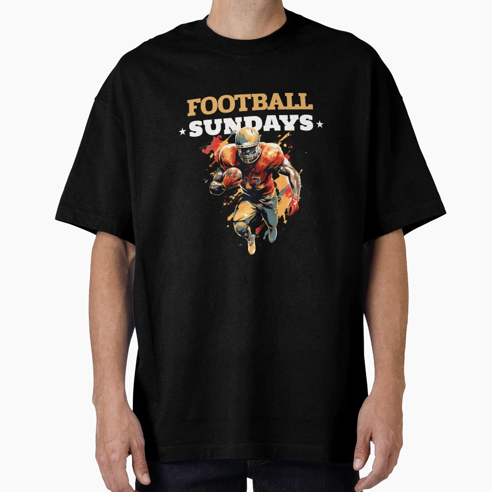 Football Sundays T-Shirt - Custom Art Print for Adults - T-Shirt, Sweatshirt, Hoodie