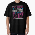 Good Sister Evil Sister T-Shirt - Minimalist Print for Adults - T-Shirt, Sweatshirt, Hoodie