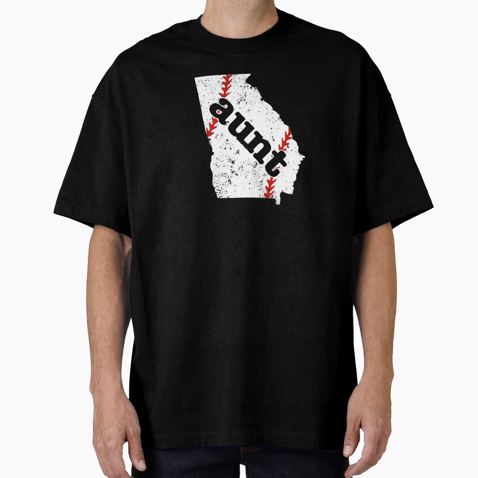 Fast Pitch Softball Aunt Georgia Baseball T-Shirt - Trendy Graphic Unisex - T-Shirt, Sweatshirt, Hoodie