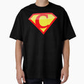 Superhero Symbol Letter C Logo T-Shirt - Fun Novelty Design Unisex - T-Shirt, Sweatshirt, Hoodie