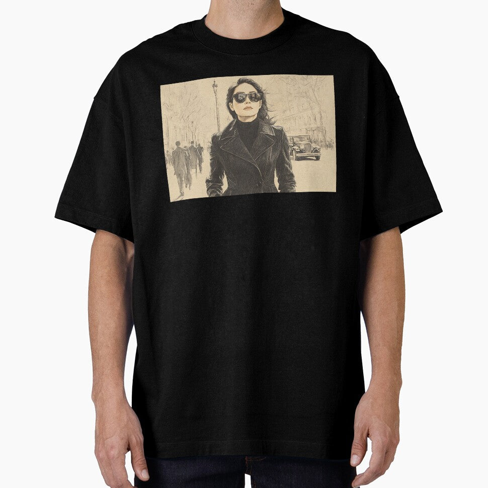 Urban Elegance: A Walk Through the City by daila70 - Adult & Kids T-Shirts, Sweatshirts & Hoodies apparel design preview 1