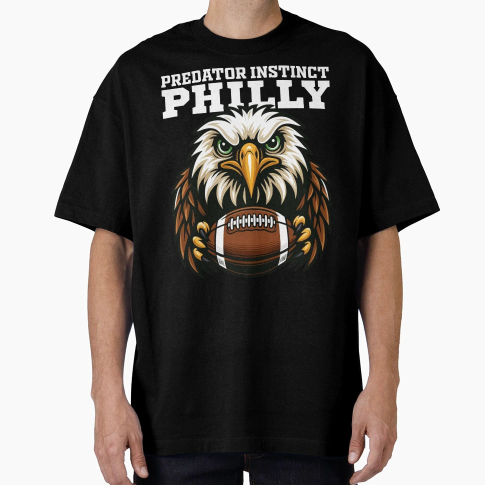 Philly Predator Instinct Philadelphia T-Shirt - Novelty Apparel for Adults - T-Shirt, Sweatshirt, Hoodie
