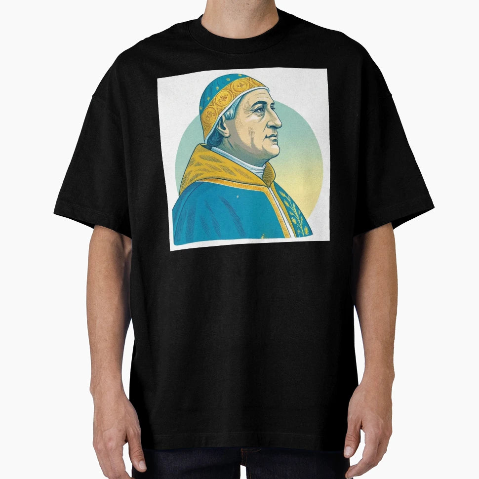 Modern Pope Art Contemporary Catholic T-Shirt - Custom Art Print Men Women - T-Shirt, Sweatshirt, Hoodie
