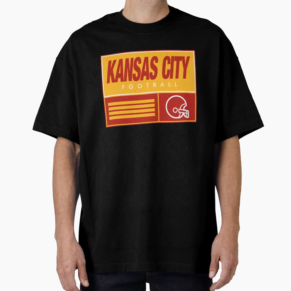 Kansas City Football T-Shirt - Aesthetic Graphic for Adults - T-Shirt, Sweatshirt, Hoodie