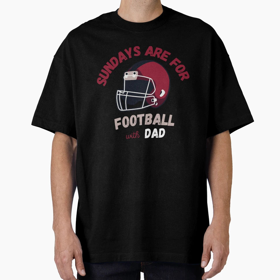 Sundays Are Football Dad T-Shirt - Minimalist Print Unisex - T-Shirt, Sweatshirt, Hoodie
