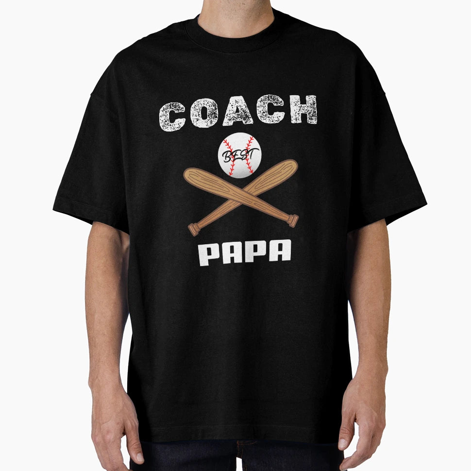 Best Baseball Coach Dad Gift T-Shirt - Trendy Graphic Men Women - T-Shirt, Sweatshirt, Hoodie