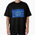 Arrowhead Stadium Blueprint T-Shirt - Unique Graphic Unisex - T-Shirt, Sweatshirt, Hoodie