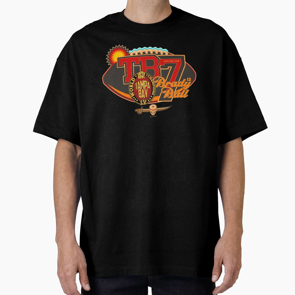 Tompa Bay Tb 7 Brady Ball T-Shirt - Fun Novelty Design Unisex - T-Shirt, Sweatshirt, Hoodie
