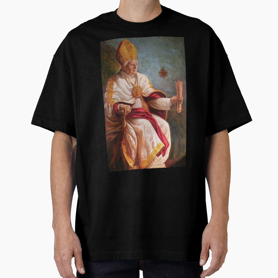 Rip Pope Benedict Xvi Painting T-Shirt - Fun Novelty Design for Adults - T-Shirt, Sweatshirt, Hoodie