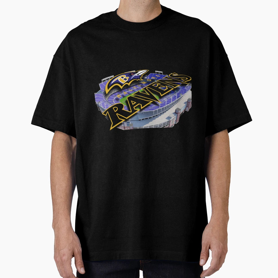 M T Bank Stadium Baltimore Ravens T-Shirt - Minimalist Print Men Women - T-Shirt, Sweatshirt, Hoodie