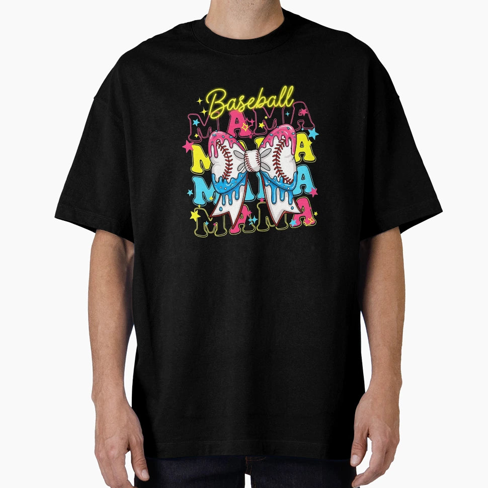 Baseball Drip Mama Ice Cream Drip T-Shirt - Streetwear Style for Adults - T-Shirt, Sweatshirt, Hoodie