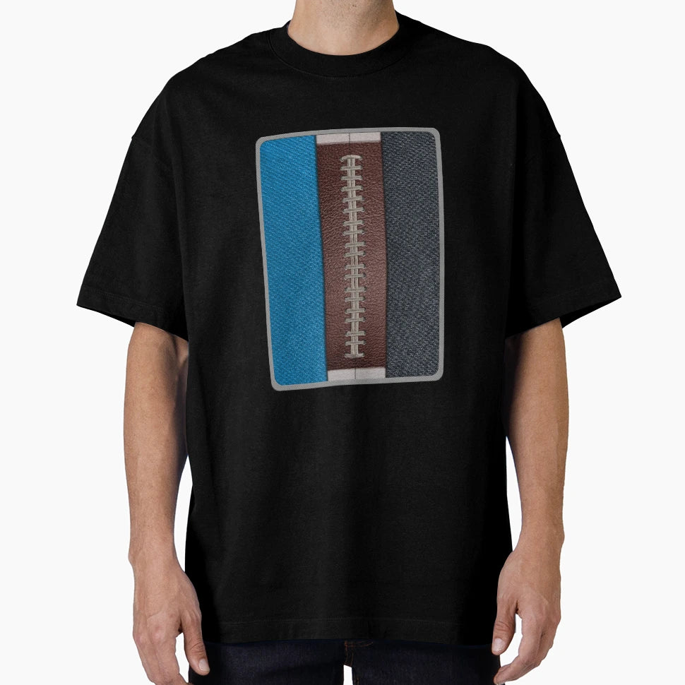 Football Blue And Black Team T-Shirt - Casual Everyday Wear for Adults - T-Shirt, Sweatshirt, Hoodie