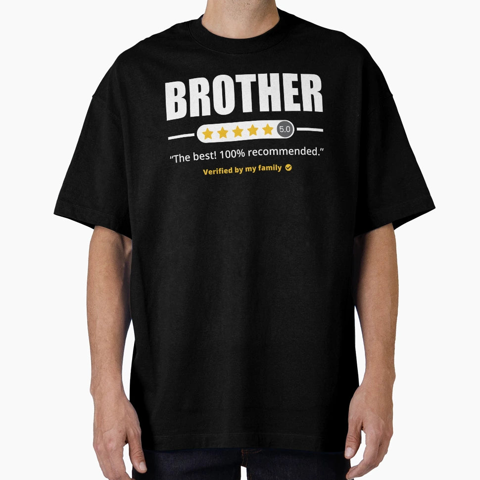 Five Stars Brother T-Shirt - Streetwear Style Unisex - T-Shirt, Sweatshirt, Hoodie