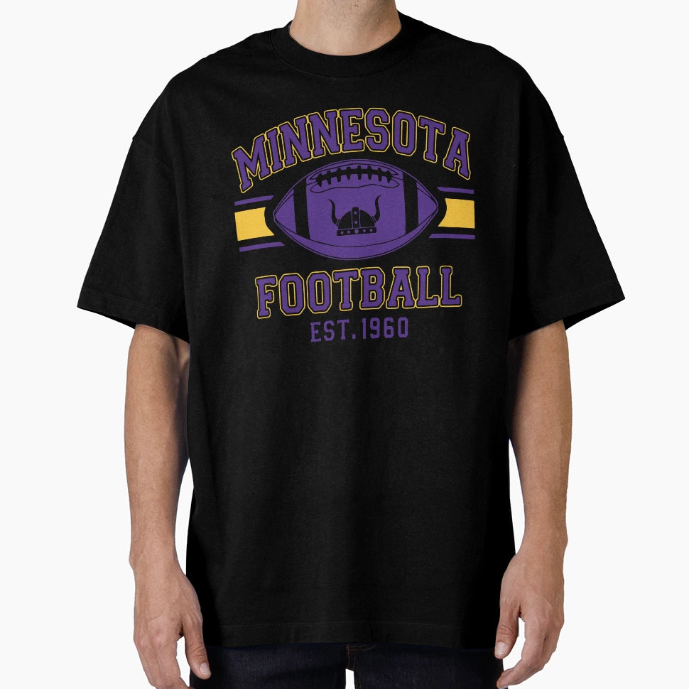 Minnesota Football Est 1960 T-Shirt - Novelty Apparel Men Women - T-Shirt, Sweatshirt, Hoodie