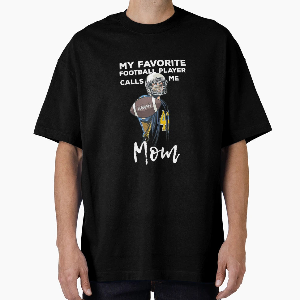 Mothers Day American Football Player T-Shirt - Graphic Print for Adults - T-Shirt, Sweatshirt, Hoodie