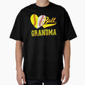 Baseball Softball Ball Grandma T-Shirt - Aesthetic Graphic for Adults - T-Shirt, Sweatshirt, Hoodie