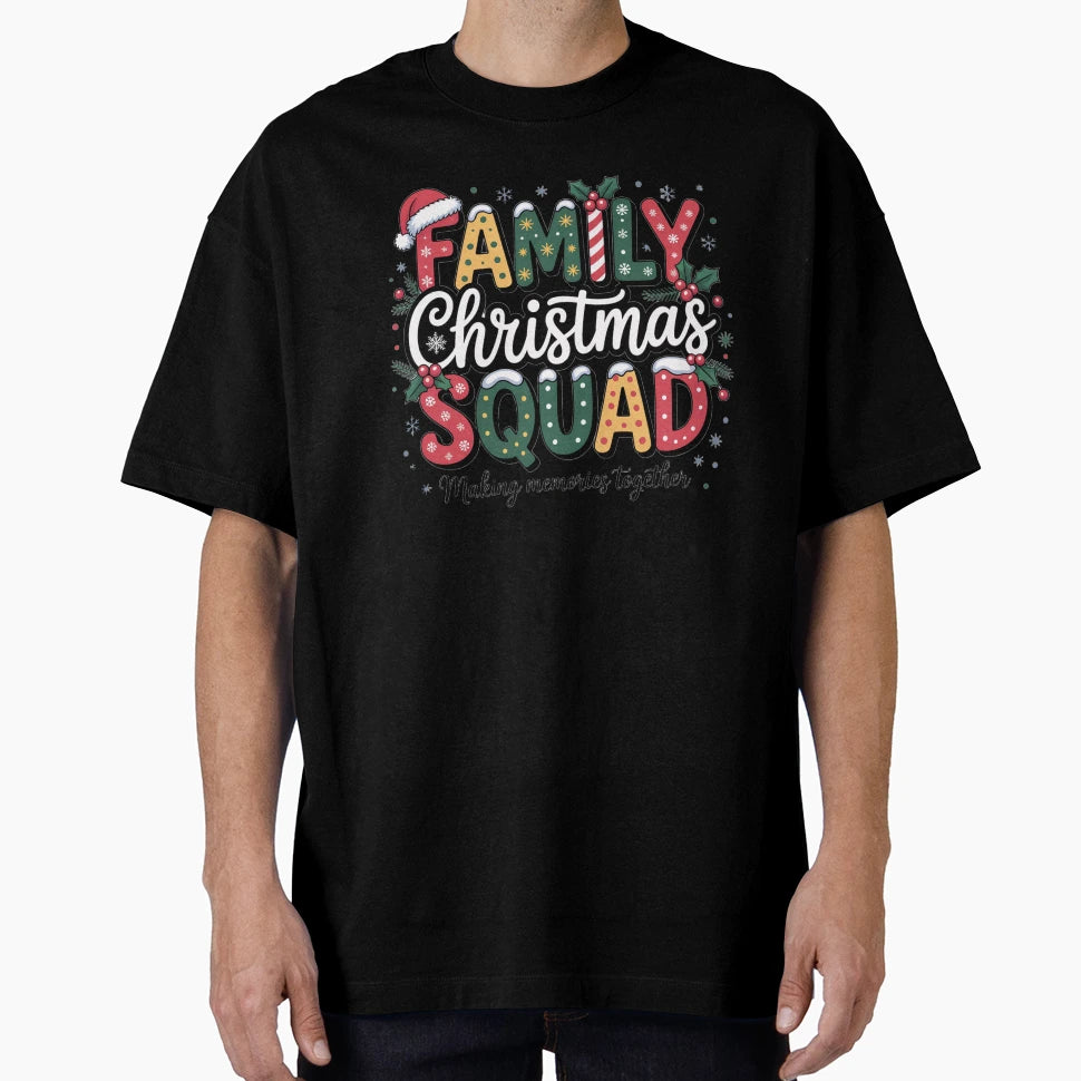 Santas Favorite Human Merry Squad Custom T-Shirt - Unique Graphic Unisex - T-Shirt, Sweatshirt, Hoodie