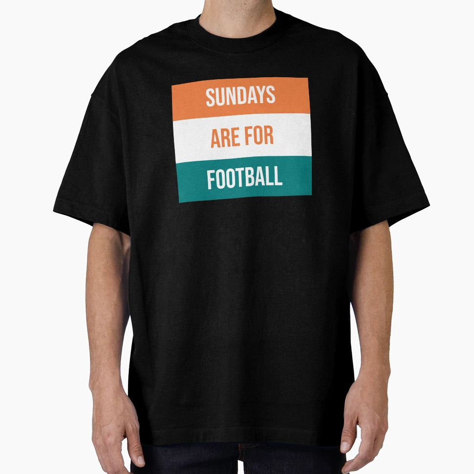 Sundays Are Football T-Shirt - Trendy Graphic for Adults - T-Shirt, Sweatshirt, Hoodie