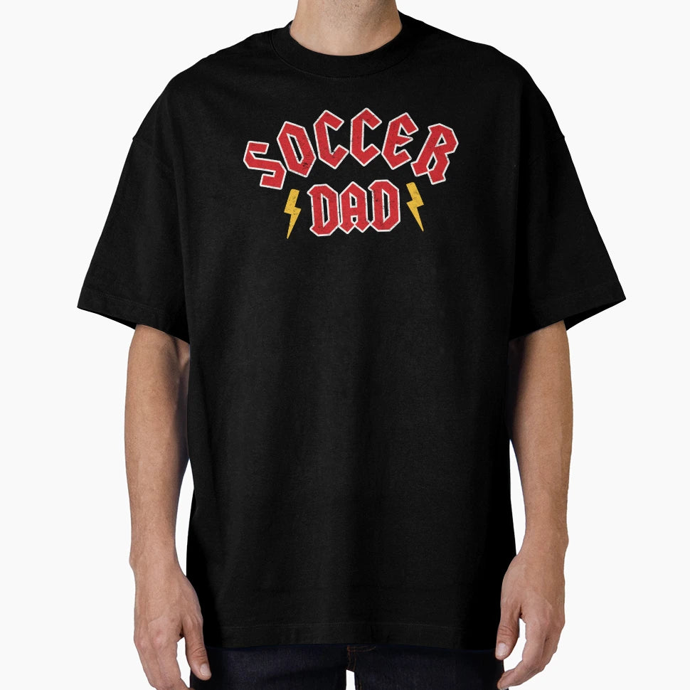Soccer Dad Metal Rock T-Shirt - Custom Art Print for Adults - T-Shirt, Sweatshirt, Hoodie