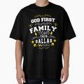 American Game God First Family Second T-Shirt - Graphic Print Unisex - T-Shirt, Sweatshirt, Hoodie