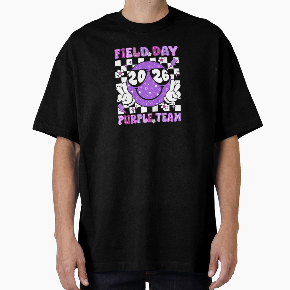 Field Day Purple Team 2026 Let Games Begin T-Shirt - Graphic Print Unisex - T-Shirt, Sweatshirt, Hoodie