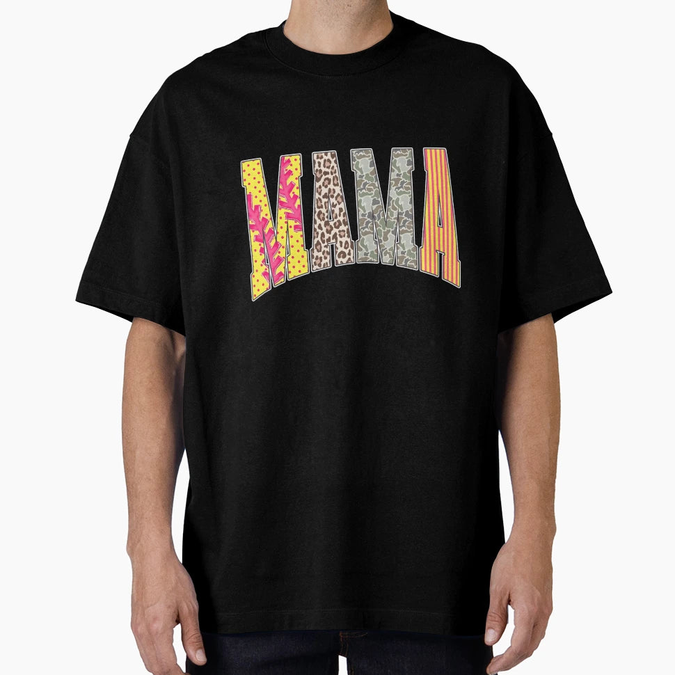 Softball Mama T-Shirt - Graphic Print for Adults - T-Shirt, Sweatshirt, Hoodie