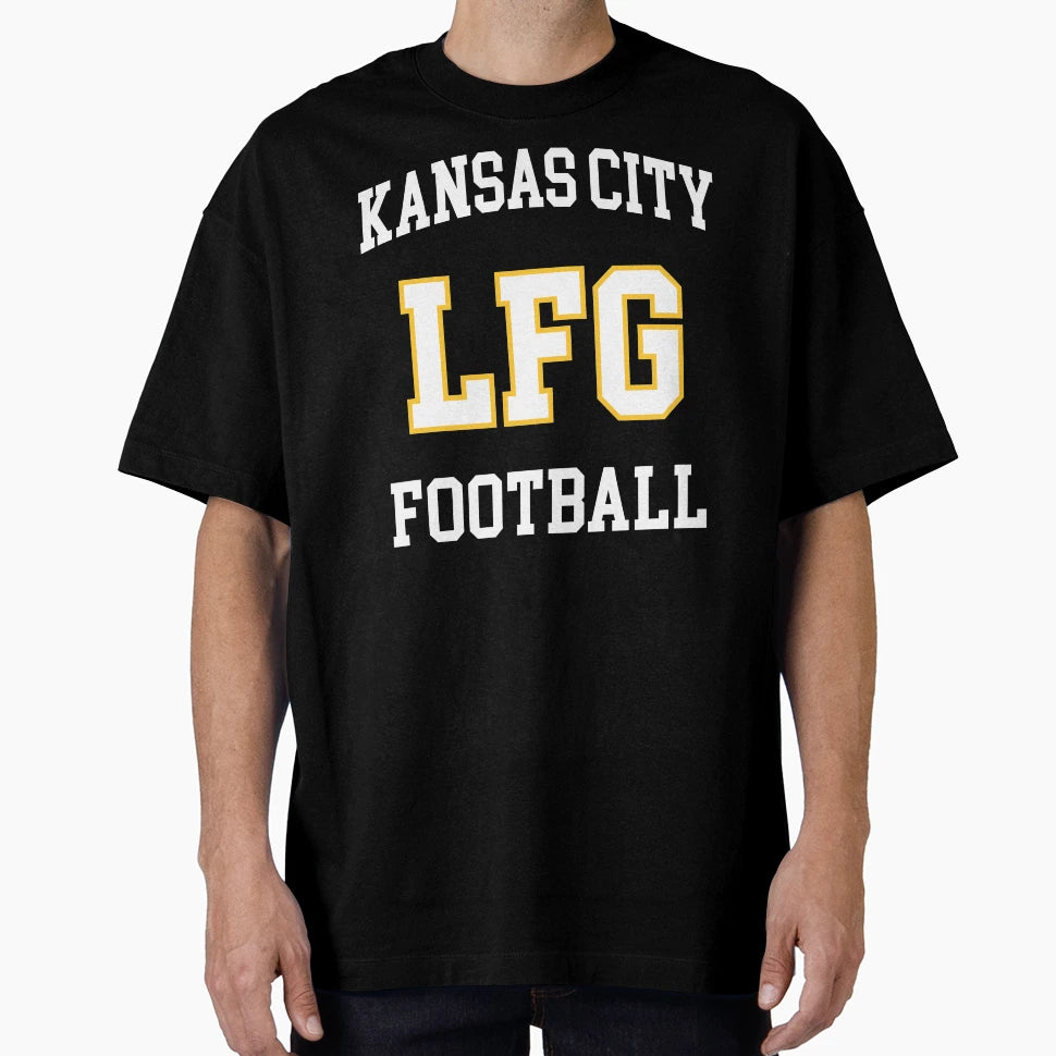Kansas City Football Lfg T-Shirt - Novelty Apparel for Adults - T-Shirt, Sweatshirt, Hoodie
