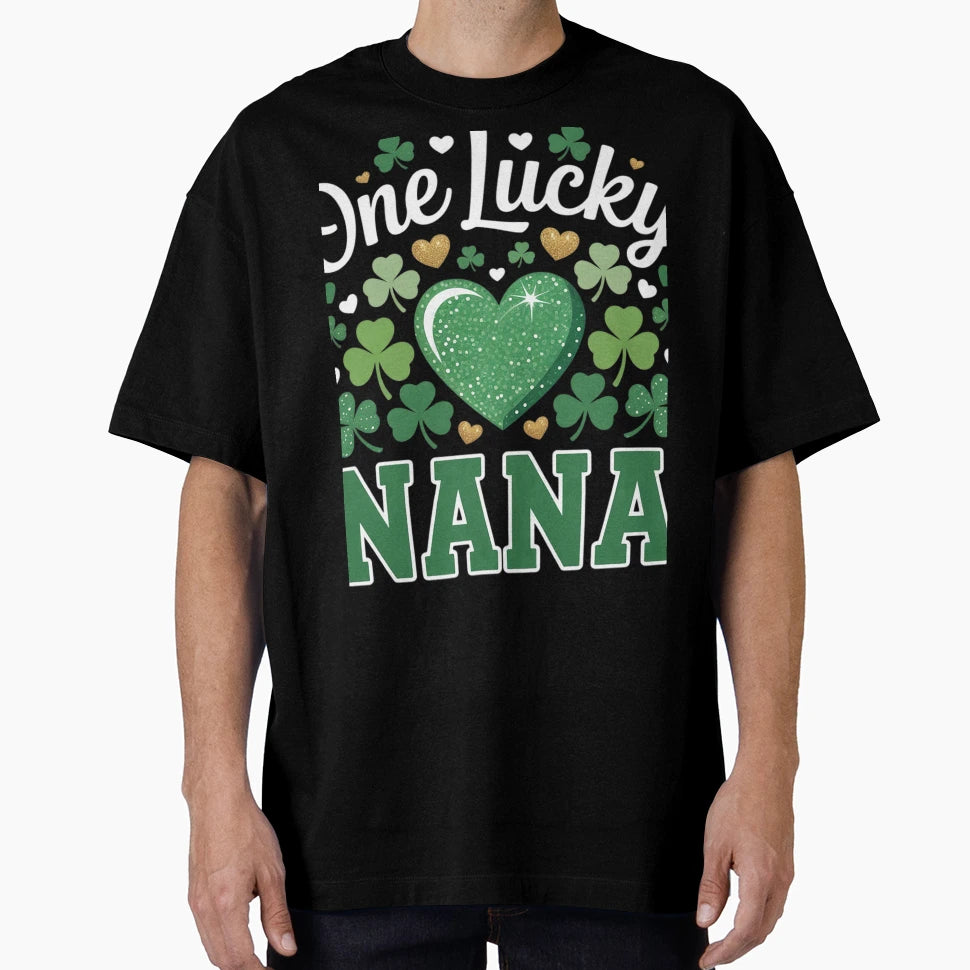 St Patricks Day Womens Shamrock T-Shirt - Custom Art Print for Adults - T-Shirt, Sweatshirt, Hoodie