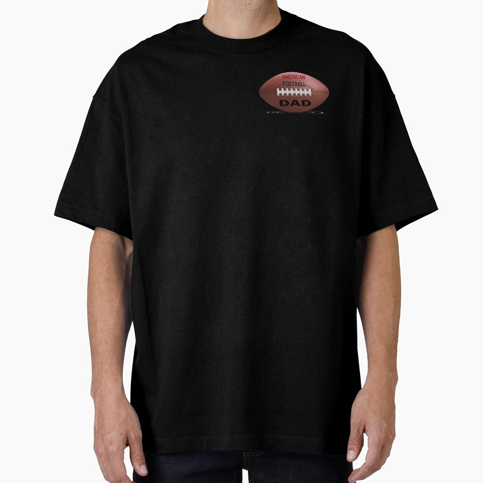 Best American Football Dad Football T-Shirt - Unique Graphic Men Women - T-Shirt, Sweatshirt, Hoodie