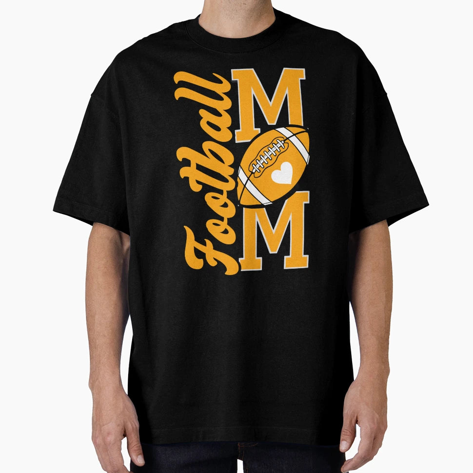 Football Mom Game Day Sports T-Shirt - Minimalist Print for Adults - T-Shirt, Sweatshirt, Hoodie