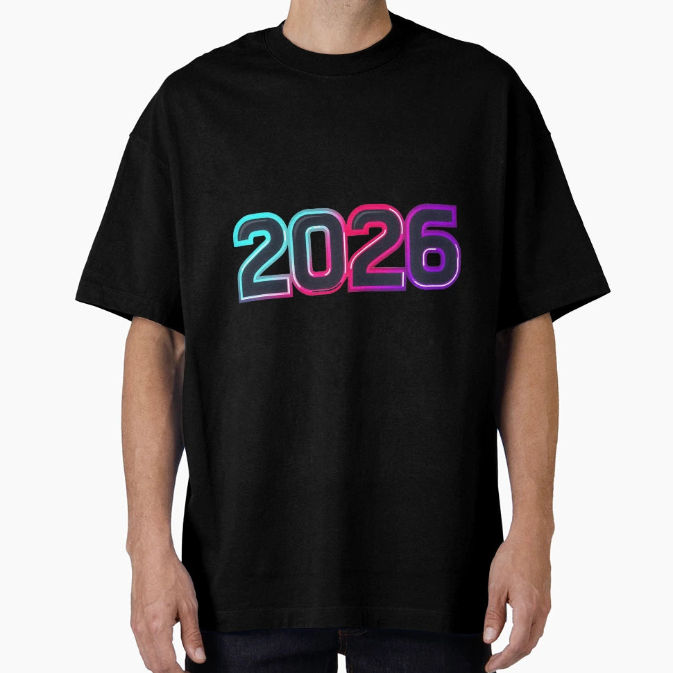 New Year 2026 T-Shirt - Minimalist Print for Adults - T-Shirt, Sweatshirt, Hoodie