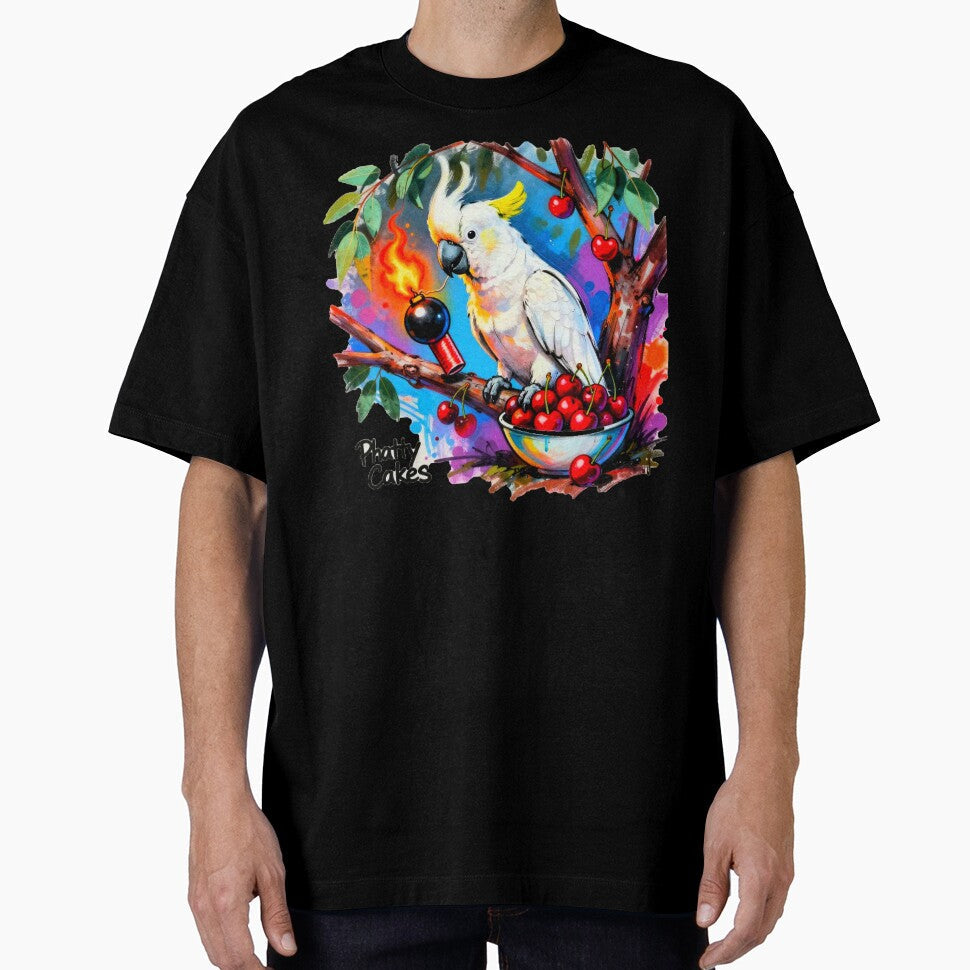 Cockatoo Crackers by Phatty Cakes - Adult & Kids T-Shirts, Sweatshirts & Hoodies apparel design preview 1