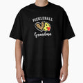 Pickleball Grandma Leopard Heart T-Shirt - Custom Art Print Men Women - T-Shirt, Sweatshirt, Hoodie