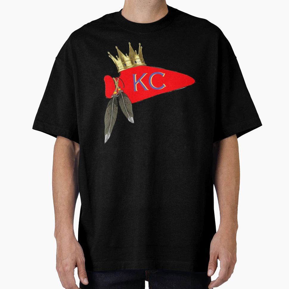 Kc Sports Hybrid Kansas City T-Shirt - Novelty Apparel for Adults - T-Shirt, Sweatshirt, Hoodie